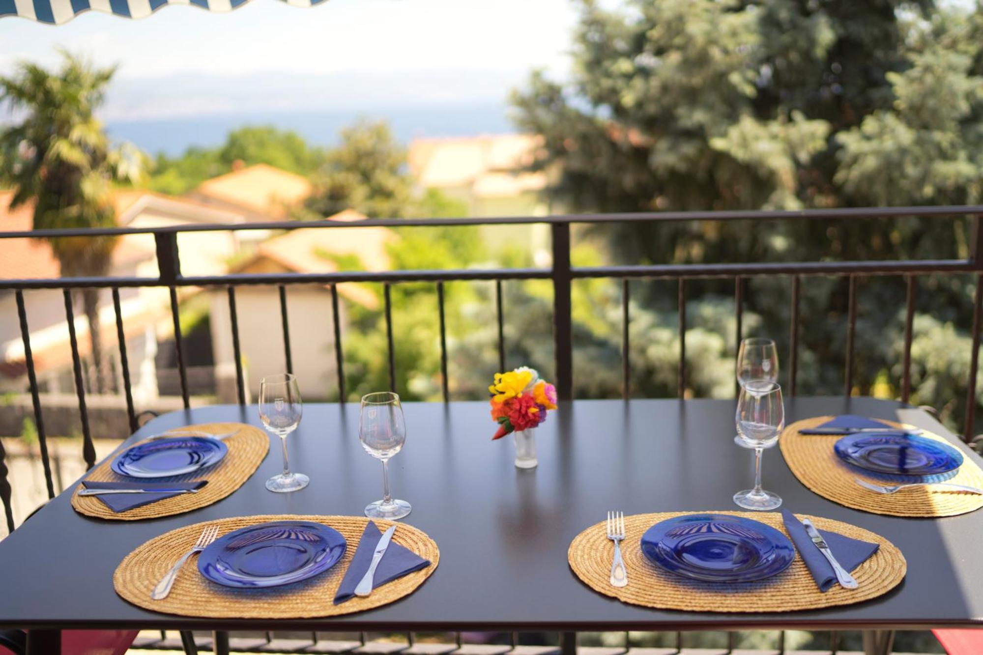 Riviera Blue Apartments With Seaview, Private Whirlpools And Parking Near Opatija Opric Exterior photo